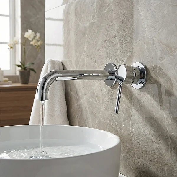 Jawad Rolls RLS 01940 Concealed Basin Mixer (Handle and Spout), including concealed body – Chrome finish.