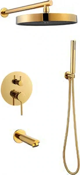 Jawad Easy-Box 3-Way Concealed Shower Set (EBOX-00333PVG) – Gold