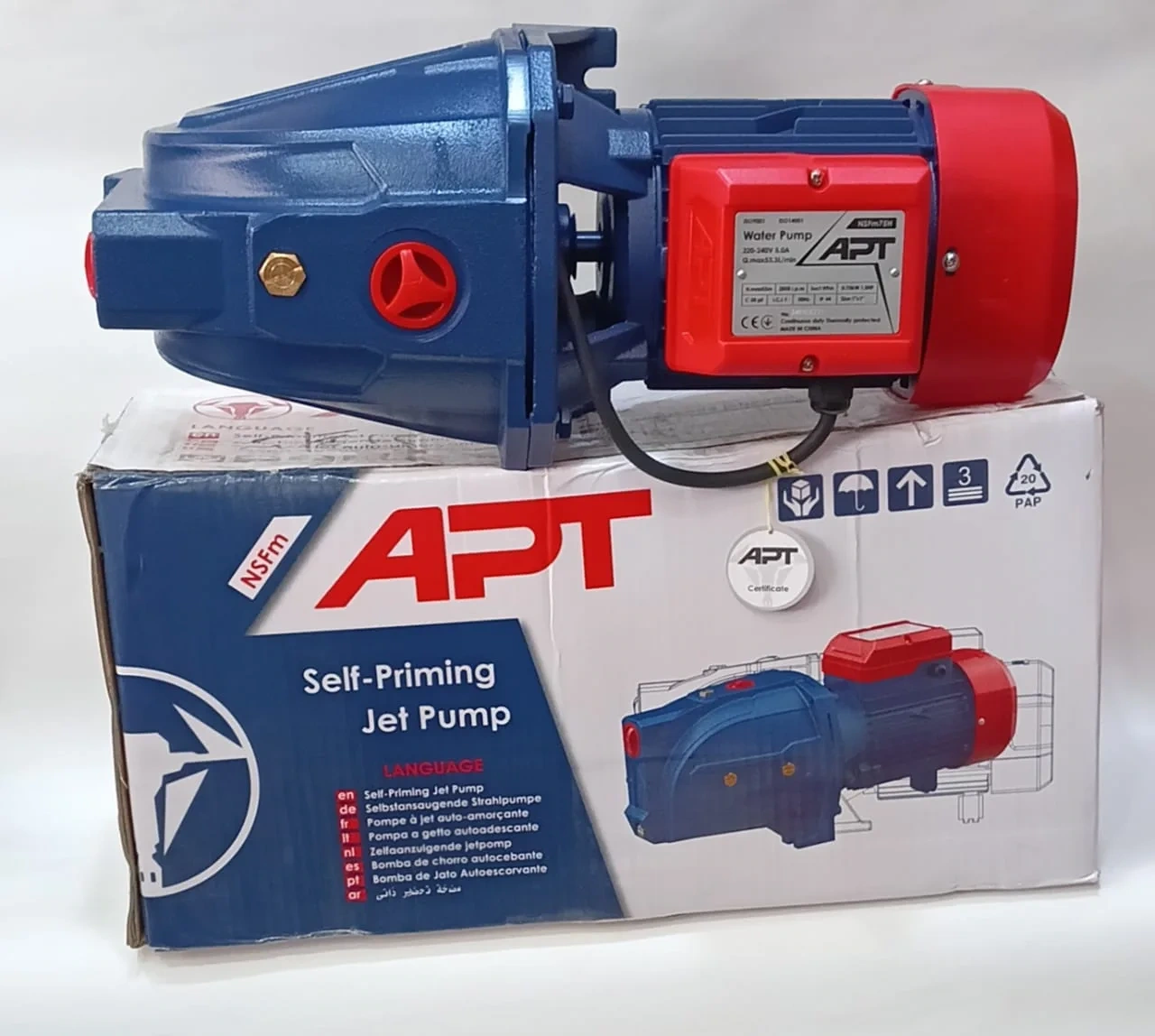APT 1 HP (750W) Water Pump