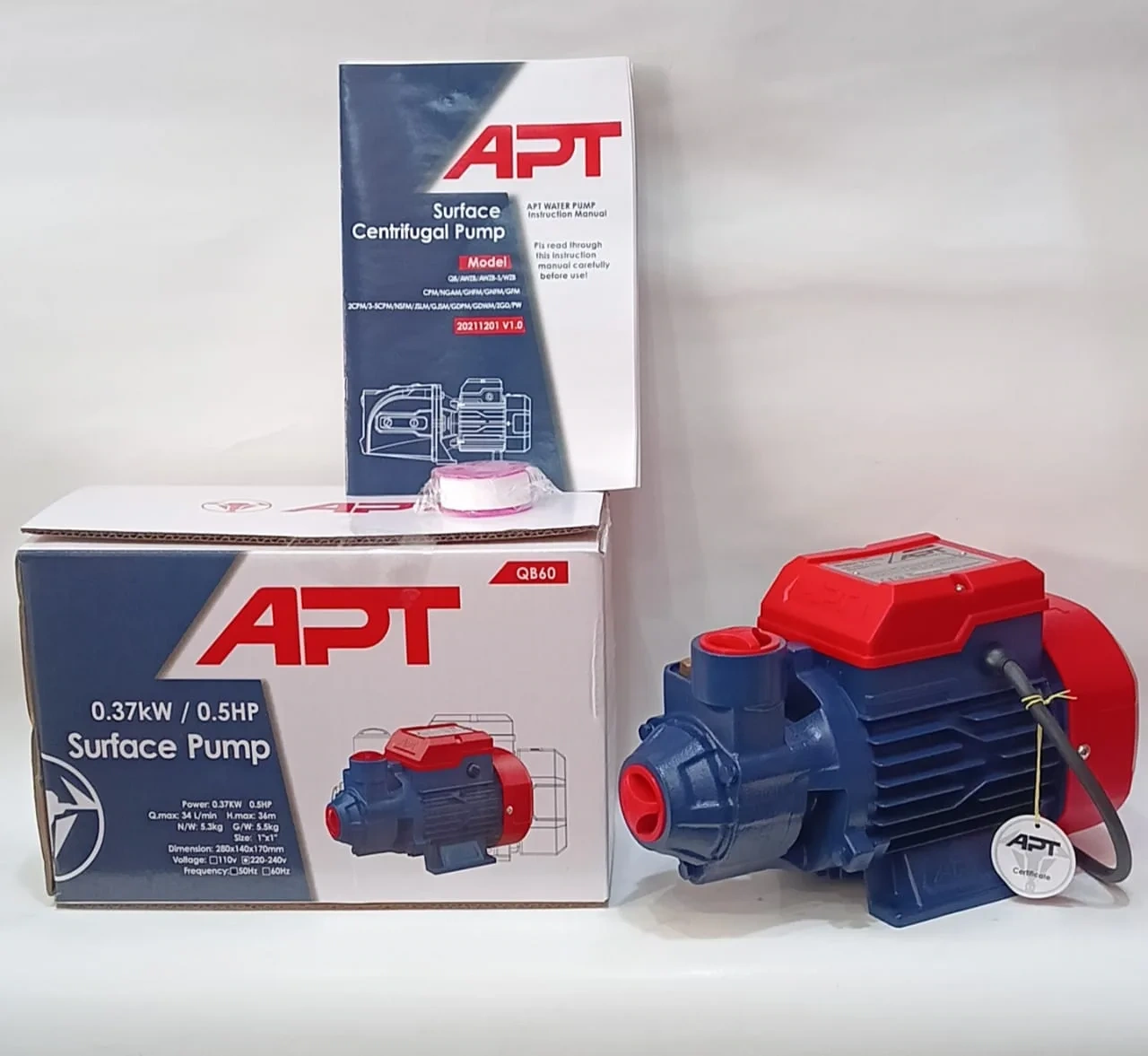 APT 1/2 HP (370W) Water Pump