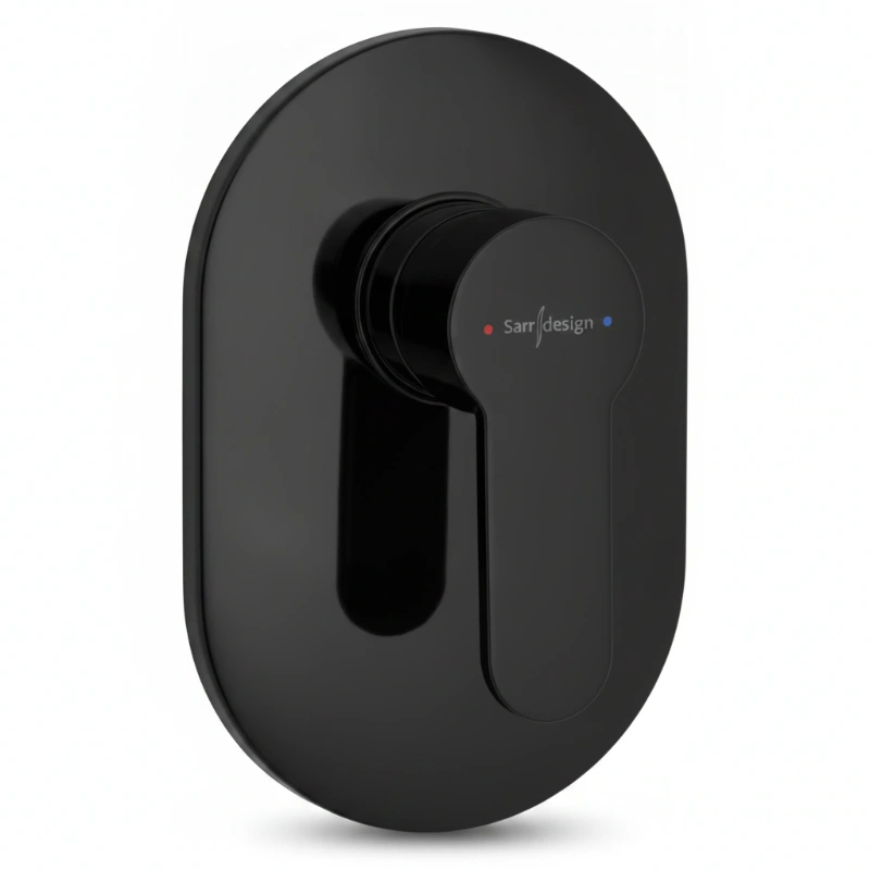 Tara Concealed Bathtub Mixer with Body – Black (SD-3223-BC)