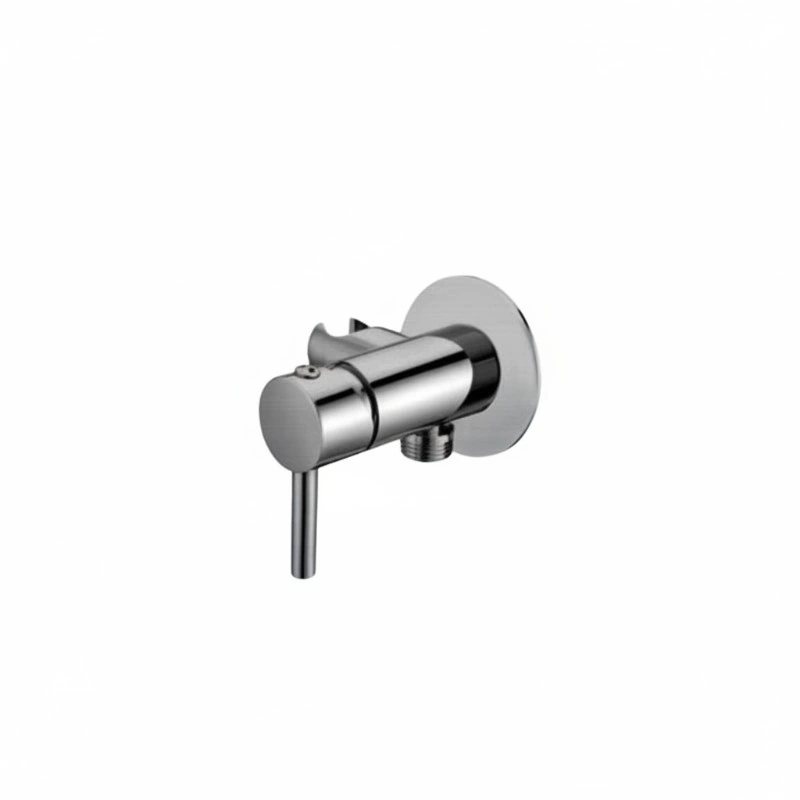 Round concealed bidet mixer