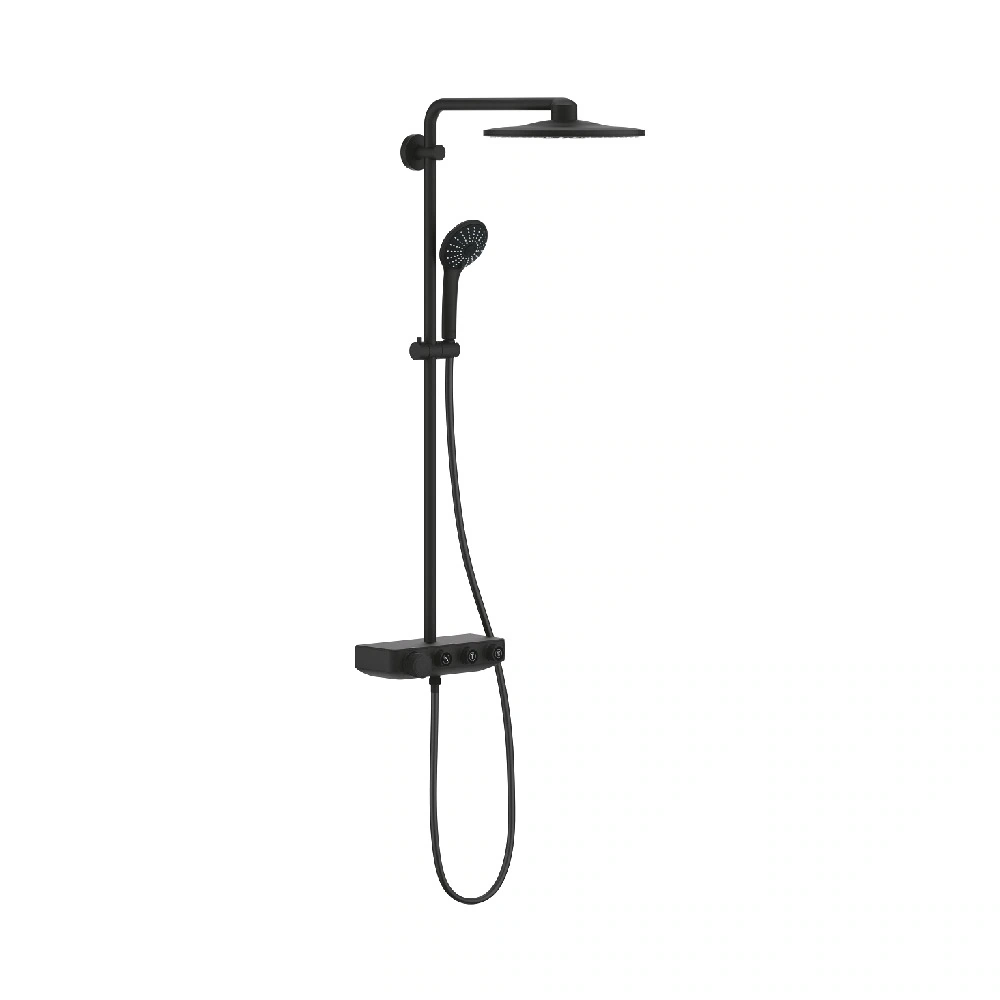grohe Smart Control Shower System 2×1, Matt Black