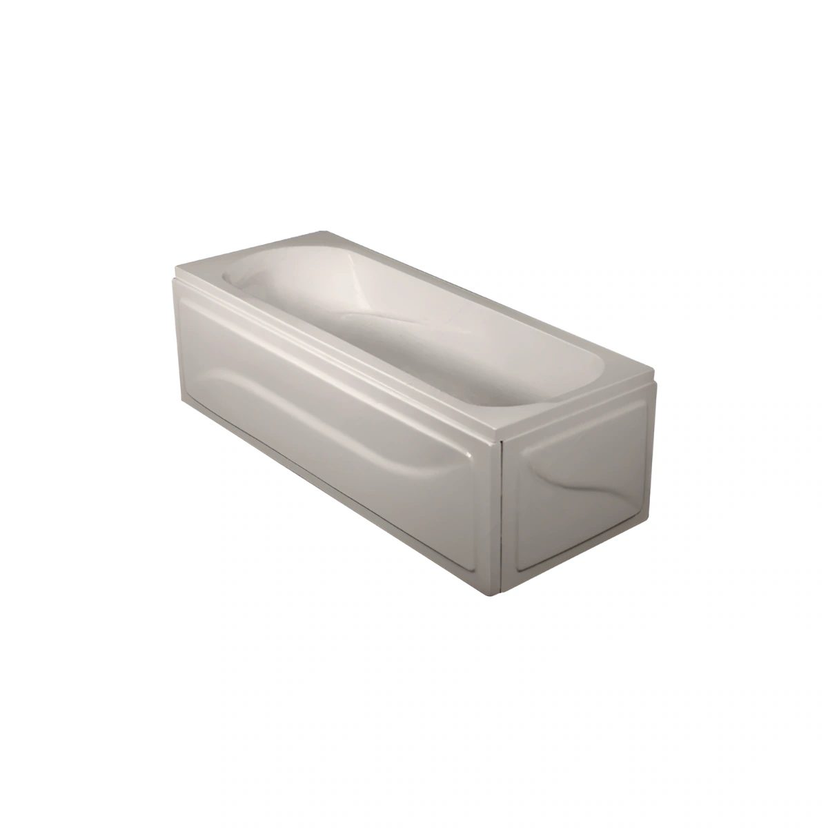 Ideal Standard New Florida Bathtub, 150x70 cm, with Side Panel – Pergamon