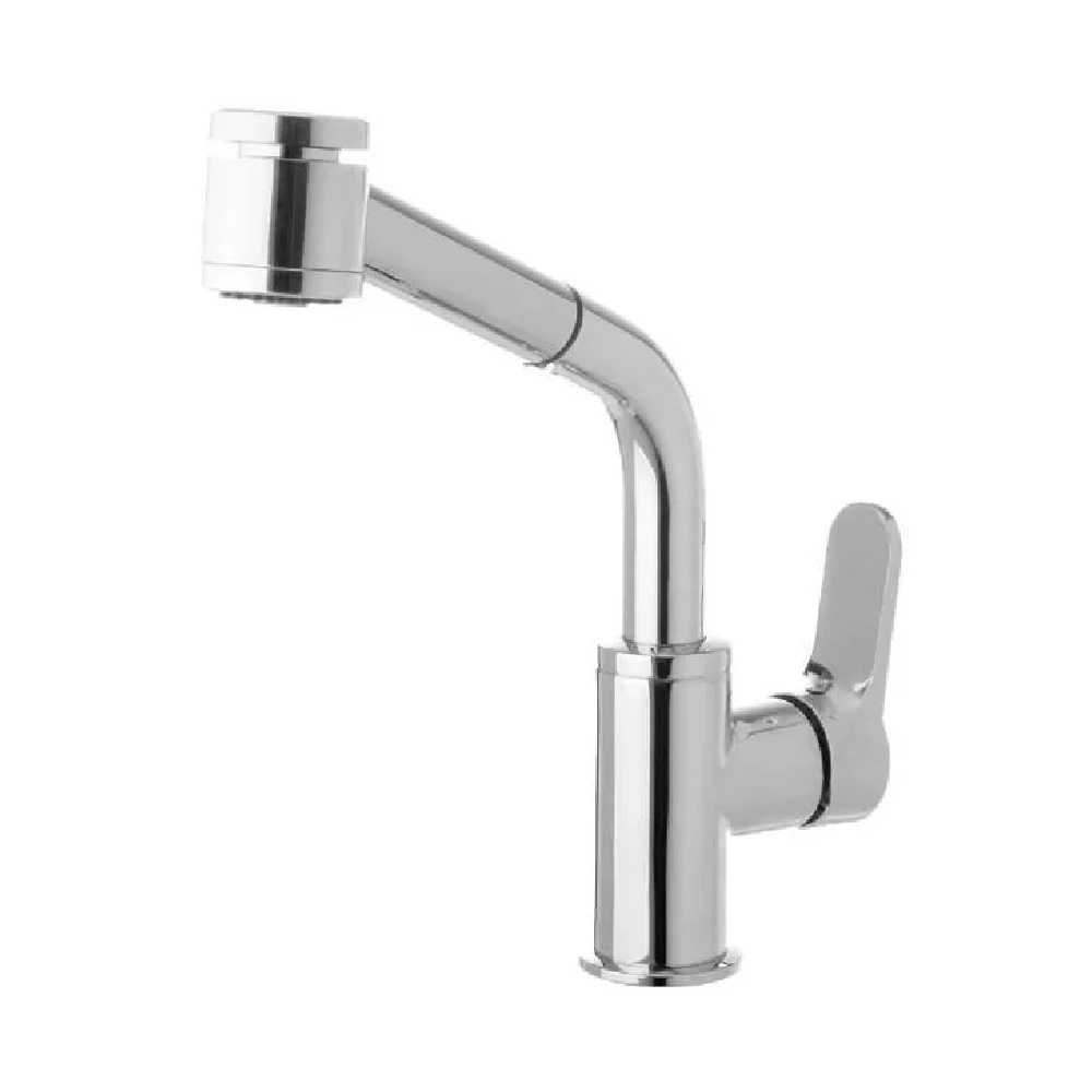 Sardesign Tara Kitchen Mixer with Pull-Out Hose – Chrome