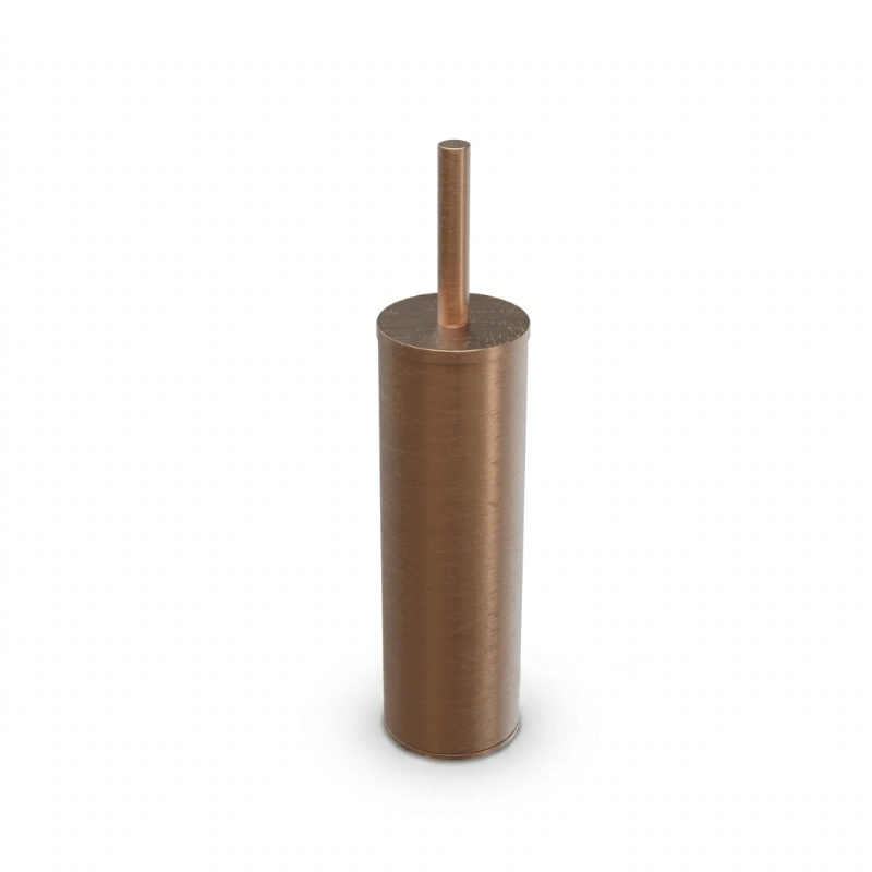 Hotel-style toilet brush holder
